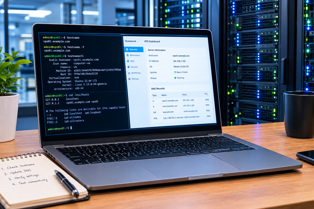 Checking and Managing a VPS Server Hostname