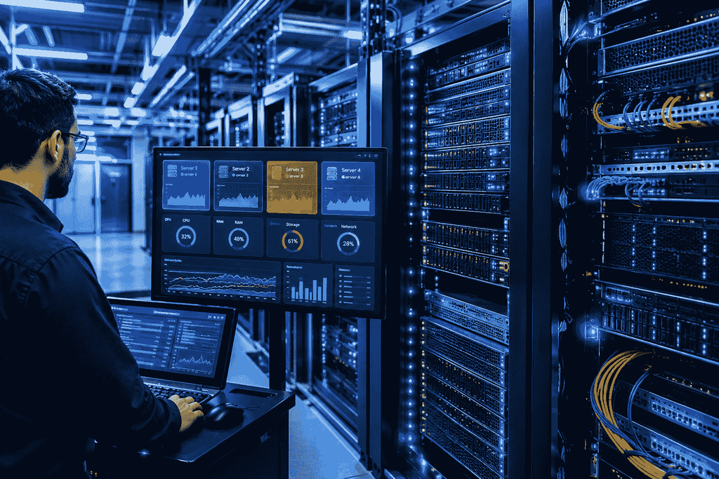  High-performance fourplex VPS data center