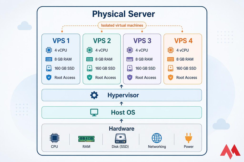 How SEO Hosting VPS virtualization works