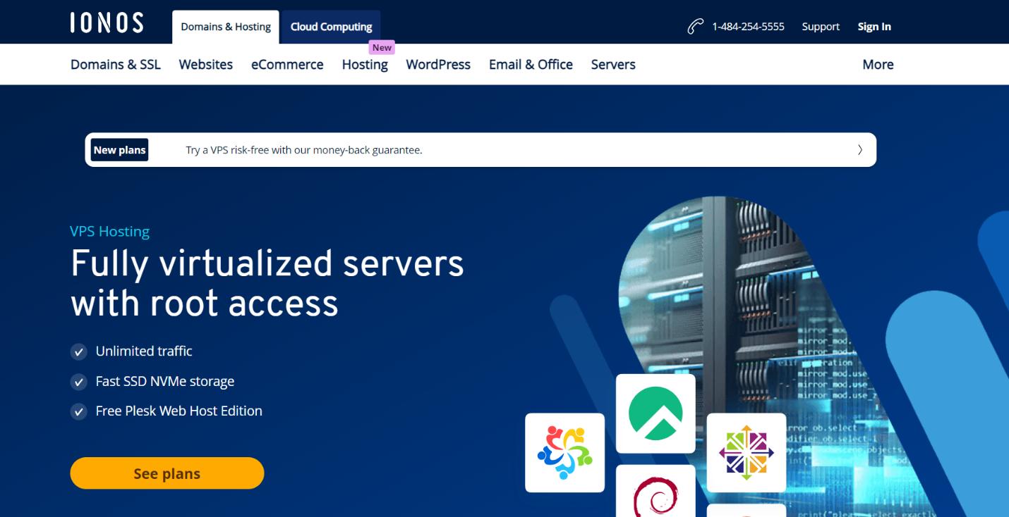 IONOS VPS Hosting virtual server infrastructure
