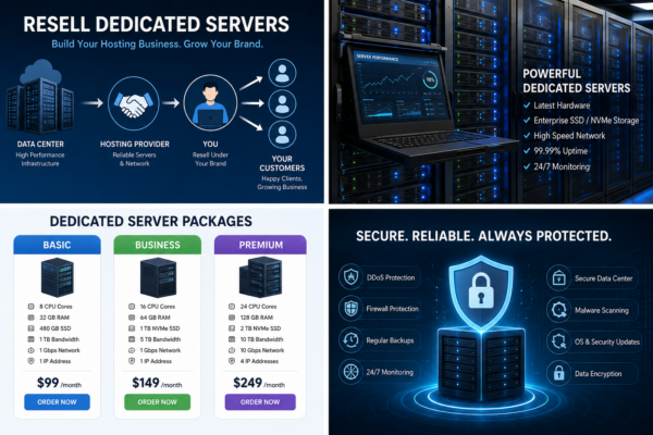 Resell Dedicated Servers: A Complete Guide for Starting