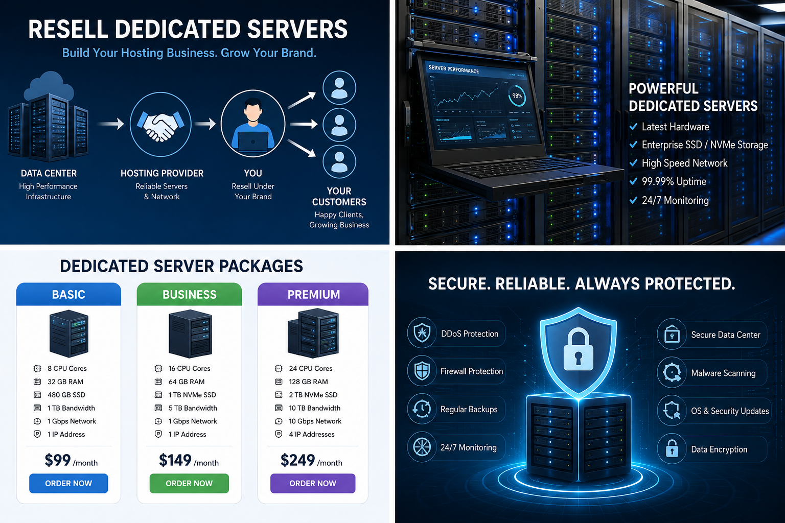 Resell Dedicated Servers: A Complete Guide for Starting
