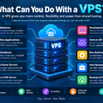 What can you do with a VPS including website hosting, applications, databases, game servers, VPNs, and backups