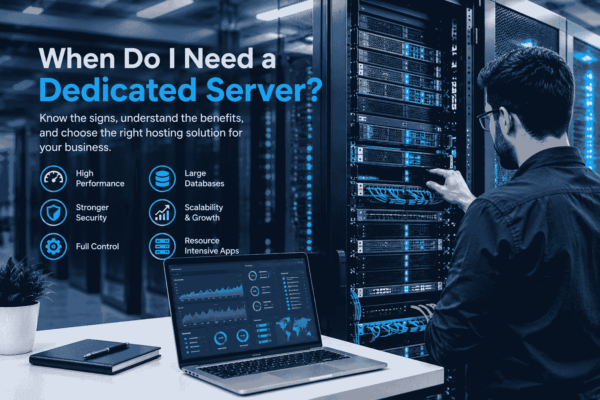 When do I need a dedicated server for my business